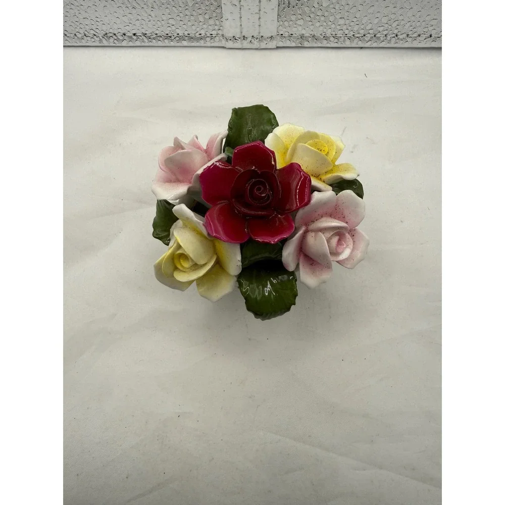 Aynsley England Mixed Roses June Fine Bone China Hand-Painted‎ Floral Display